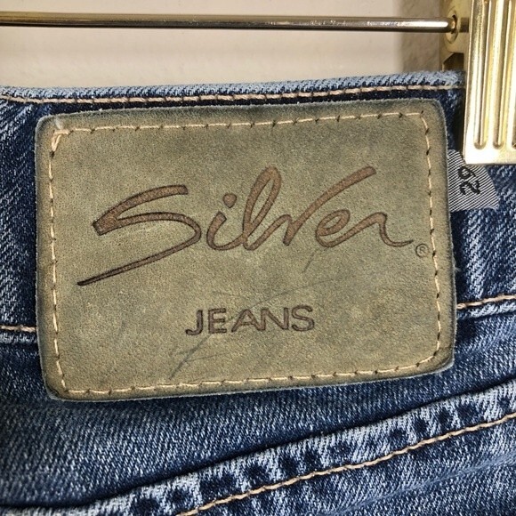 Vintage Silver Jean Capri Pants Denim 29 - Picture 7 of 9